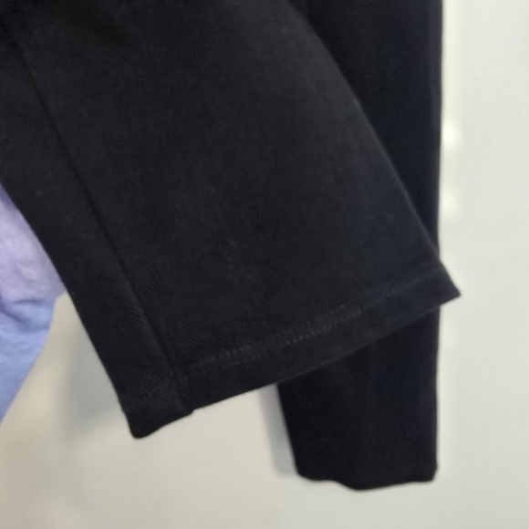 Spanx Jean-ish Ankle Leggings in Black Pull on style 4 way stretch skinny - Picture 9 of 14
